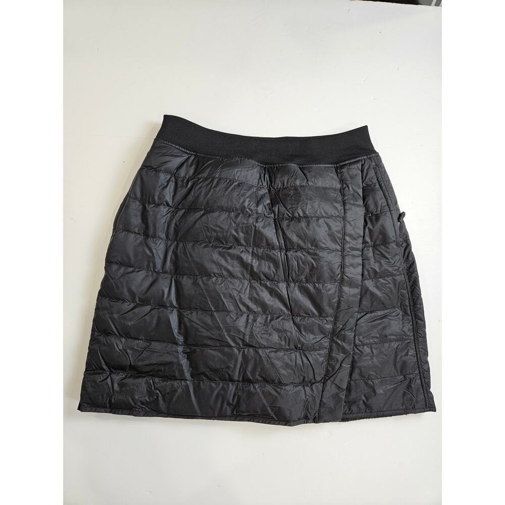 Padded Quilted Mini Skirt - Black